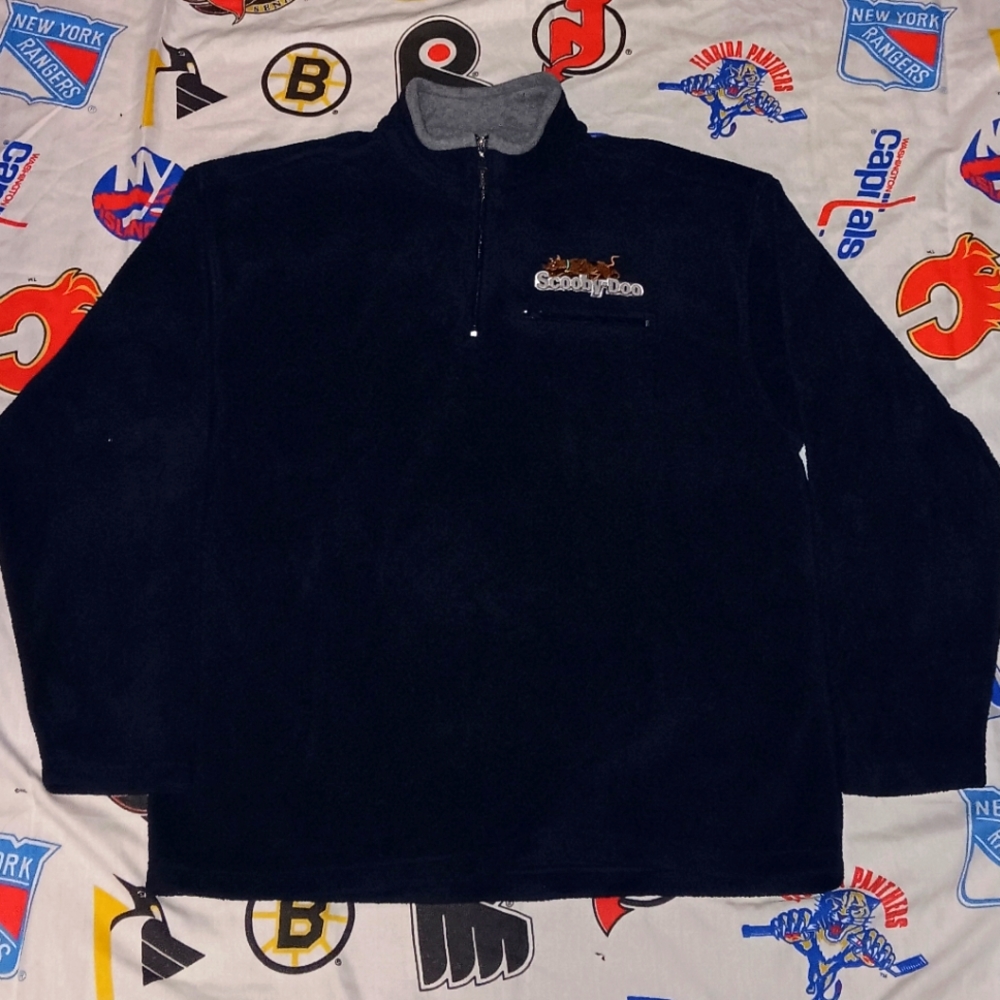1999 Scooby Doo Cartoon Network Fleece Sweater Sweatshirt Vintage 90s